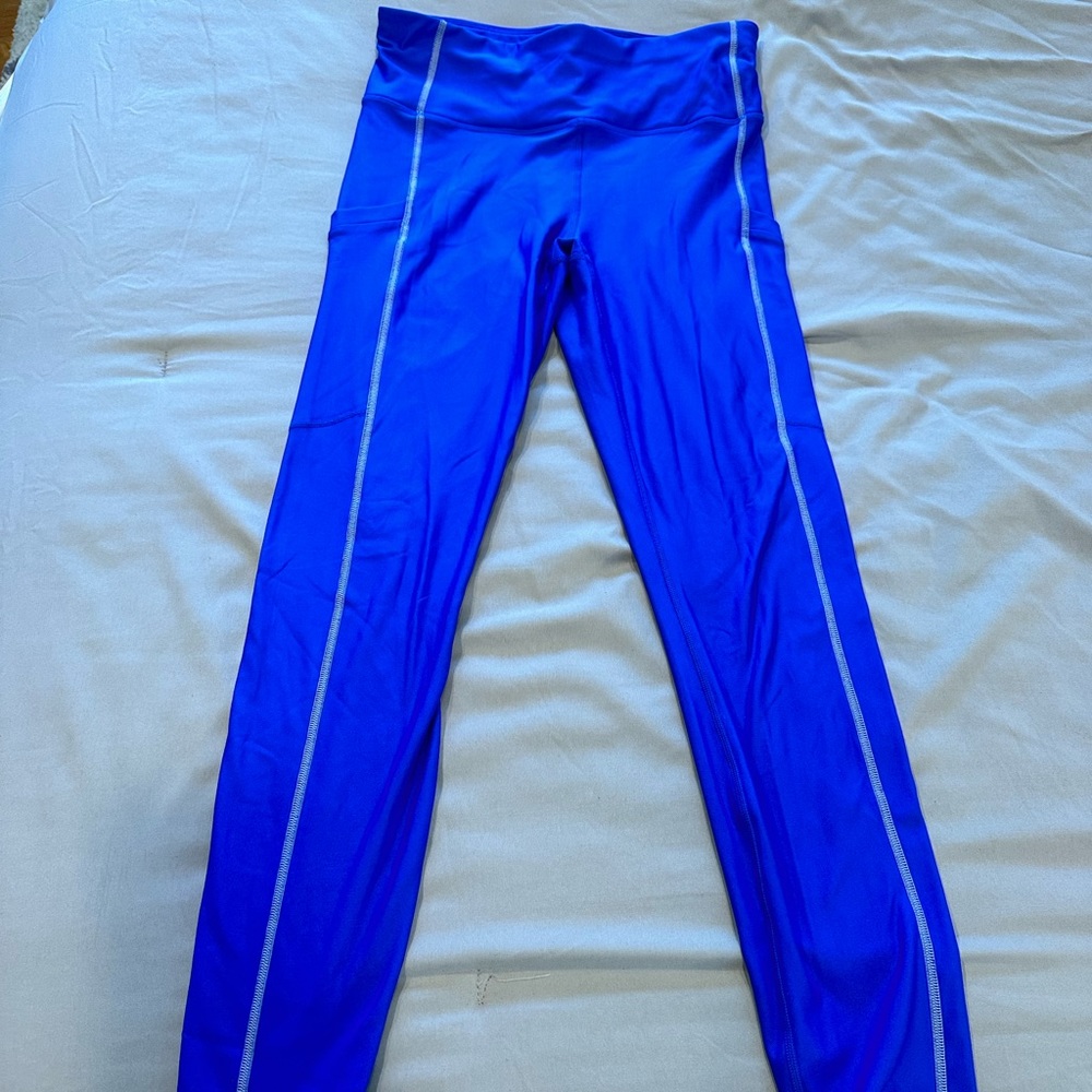 Fabletics Dark Blue Leggings, Medium